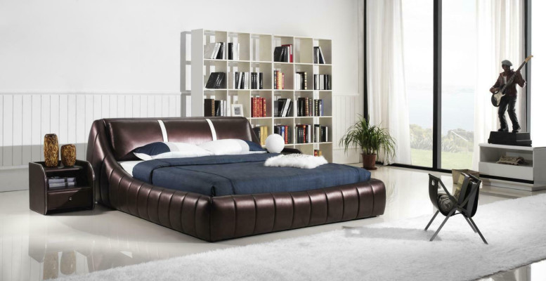 Modernes Hotel Design Bett XXL Betten Luxus Stil Doppel Leder 140 160 180x200cm