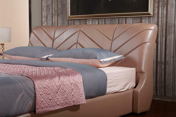 Modernes Luxus Design Bett XXL Betten Stil Hotel Doppel Leder 140 160