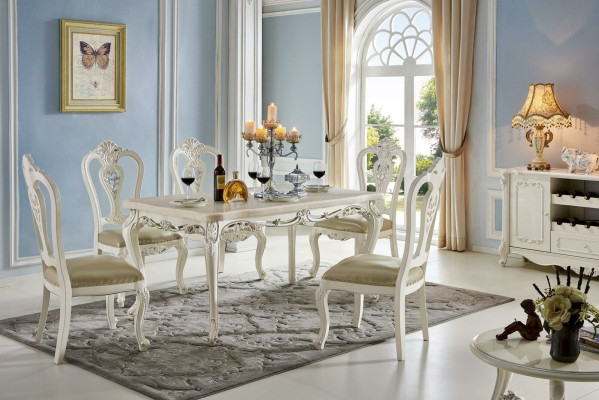 Stuhl Set 4x Stühle Polster Küchen Wohnzimmer Garnitur Esszimmer Set