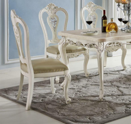 Stuhl Set 4x Stühle Polster Küchen Wohnzimmer Garnitur Esszimmer Set