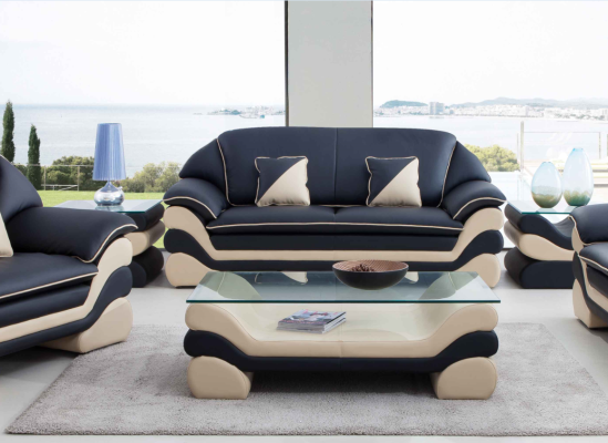 Leder Sofa Couch Klassischer 3 Sitzer Couchen Sofas Designer Polster