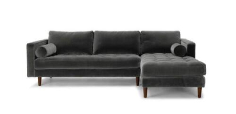 Ecksofa L-form Wohnlandschaft Eck Polstersofa Sitz Design Couch Sofas Stoff Neu