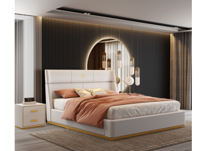 Modernes Design Bett xxl Betten Doppel Hotel Textil 150 180x200cm