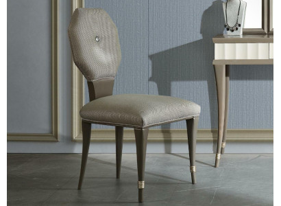 Luxus Design Polster Stühle Sitz Lehn Esszimmer Stuhl Holz Lederstuhl Sessel Neu