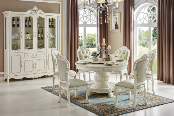 Klassischer Chesterfield Lehnstuhl Designer Einsitzer Polster Esszimmer Lederstuhl