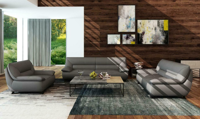 Leder Sofa Couch Polster Garnitur 3+2 Sitzer Couchen Sofas Garnituren Sofas Neu