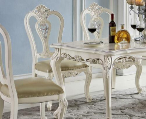Ess Tisch Gruppe Esstisch 4x Stühle Esszimmer Set Massivholz Tische 5tlg