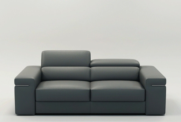 Sofa Couch Polser Sitz 3 Sitzer XXL Big Sofas Couchen Leder 3 Sitzplatz Neu