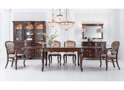 Klassischer Antik Stil Esstisch Wohnzimmer Holz Tische XXL Big Neu