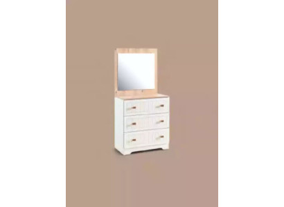 Kommode mit spiegel konsole tisch möbel weiß modern im schlafzimmer