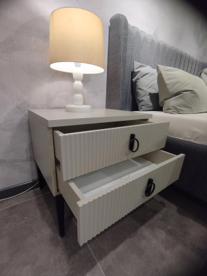 Schlafzimmer Beistelltisch Luxus 2x Nachttische Elegante Nachttische 2x