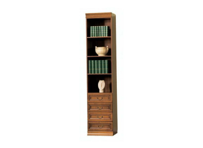 Klassische Schränke Schrank Schrankwand Bücherregal Vitrine Bücherschrank SE-6