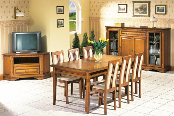 Klassische Schränke Schrank Schrankwand Kleiderschrank Massiv Kolonial Stil O2D