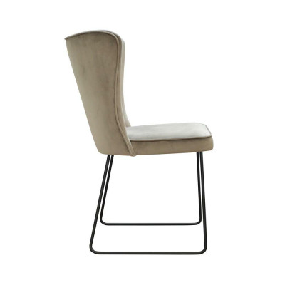 Stuhl 4x Sessel Esszimmer Lounge Set Neu Club Fernseh Polsterstuhl Textil