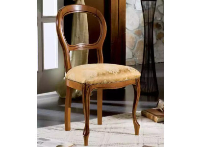 Designer Stuhl Klassischer Esszimmerstuhl Polsterstuhl Textil Möbel