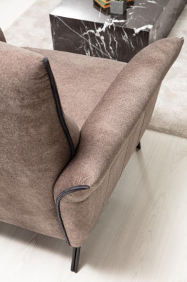 Luxus Komplett Set Viersitzer Sofa Couch Designer Sessel Modern Möbel