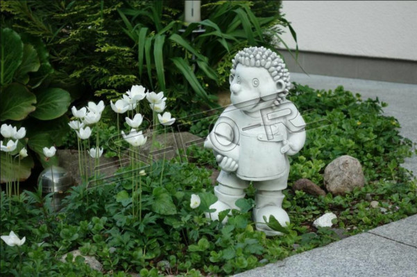 Garten Dekoration Igel Terrasse Stein Figuren Figur Deko Statue Skulptur