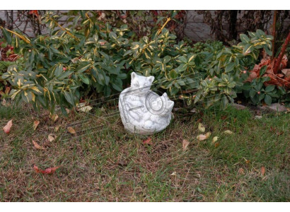 Garten Dekoration Katze Terrasse Stein Figuren Figur Dekorative Statue