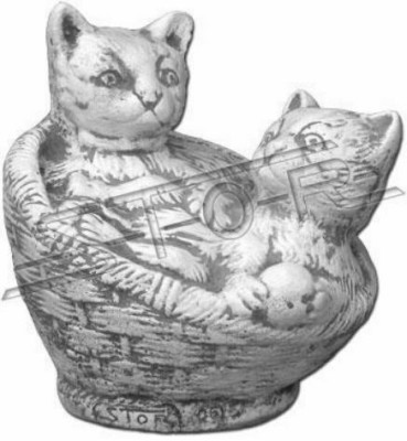 Garten Dekoration Katze Terrasse Stein Figuren Figur Dekorative Statue