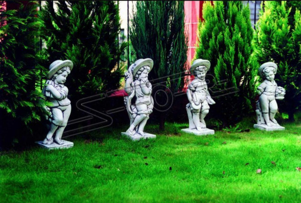 Junge 70cm Figur Statue Figuren Skulptur Statuen Garten