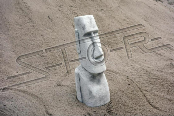Moai Statue Skulptur Figur Designer Garten Terrasen Deko Skulpturen