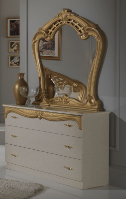 Klassisches Schlafzimmer Set Nachttische Bett Stil Holz Bett Italien Möbel