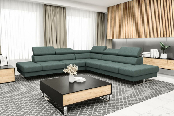 Design Sofa Couch Polsterung Wohnzimmer L-Form Modern Elegant Wohnlandschaft Neu