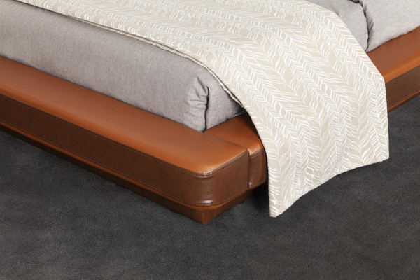 Bettfarbe Braun Moderner Stil Luxuriöses Schlafzimmer Bequem Neu