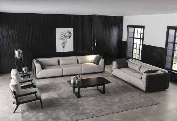 Sofagarnitur 3+1 Sitzer Couch Polster Möbel Couchtisch Sofa Tisch 3tlg. Set