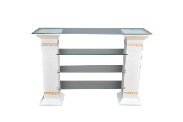 Klassische RTV Sideboard Fernseh Tisch Tische Tv Board Medusa Regal Vitrine 1866