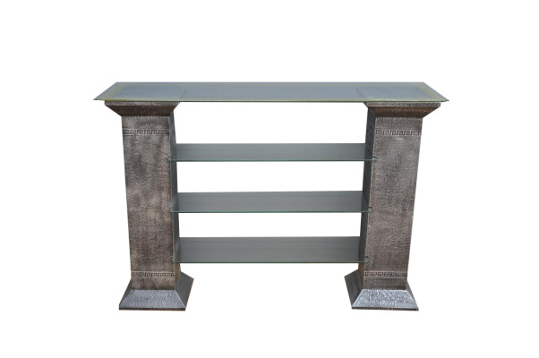 Klassische RTV Sideboard Fernseh Tisch Tische Tv Board Medusa Regal Vitrine 1866