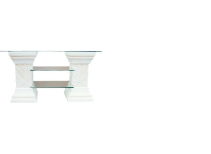 Design Vitrine Regal Glas Säule Vitrinen Regale TV Schrank Wohnzimmer 1841 Neu