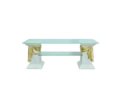 Klassische RTV Sideboard Fernseh Tisch Tische Tv Board Medusa Regal Vitrine 1877