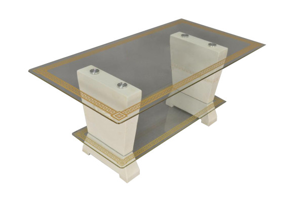 Design Medusa Couchtisch Glastisch Tisch Beistell Tische Couch Klassisch XXL Neu