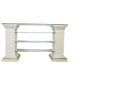 Design Vitrine Regal Glas Säule Schrank Vitrinen Regale Schrank Wohnzimmer 1848