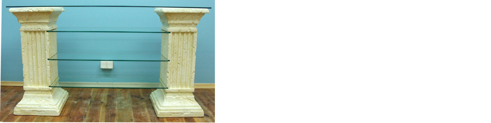 Design Vitrine Regal Glas Säule Schrank Vitrinen Regale Schrank Wohnzimmer 1849