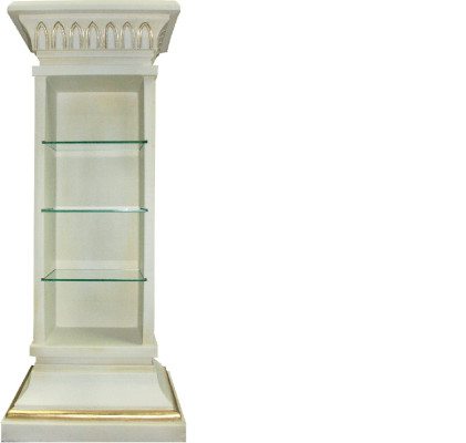 Design Vitrine Regal Glas Bar Säule Schrank Vitrinen Regale Schrank Wohnzimmer