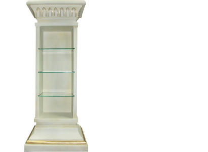 Design Vitrine Regal Glas Bar Säule Schrank Vitrinen Regale Schrank Wohnzimmer