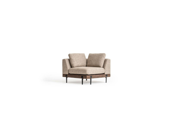 Modernes L-Form Ecksofa Wohnzimmermöbel Designer Polstersofas Textil