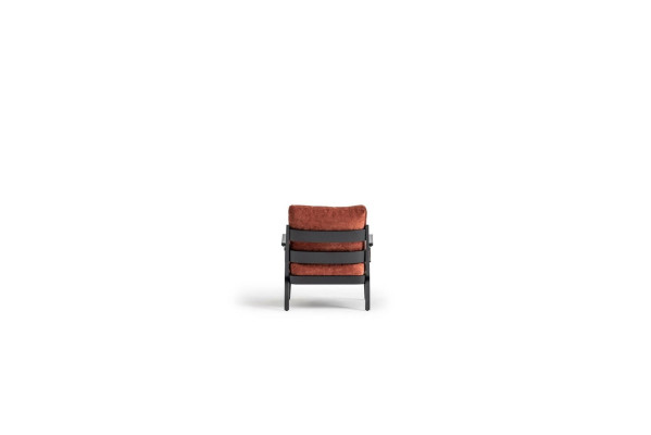 Sessel 1Sitzer Textil Wohnzimmer Luxus Polster Sitzer Neu Modern Design