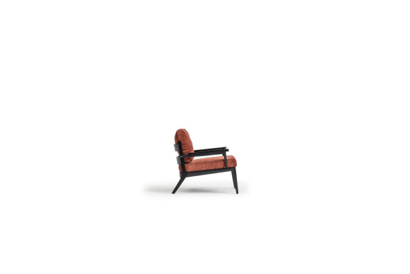 Sessel 1Sitzer Textil Wohnzimmer Luxus Polster Sitzer Neu Modern Design