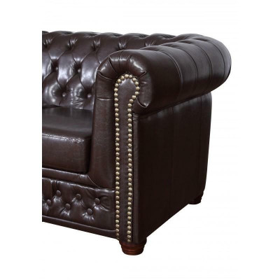 Ledersofa Sofagarnitur 3+2+1 Sitzer Set Garnitur Polstersofa Couch