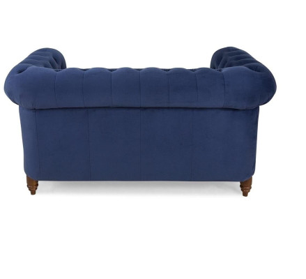 Sofagarnitur 3+1 Sitzer Sofas Couch Polster Blaue Garnitur Klassische Couchen