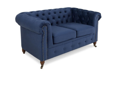 designer 2 Sitzer Textil Sofas Couchen Neu Chesterfield Couch Polster
