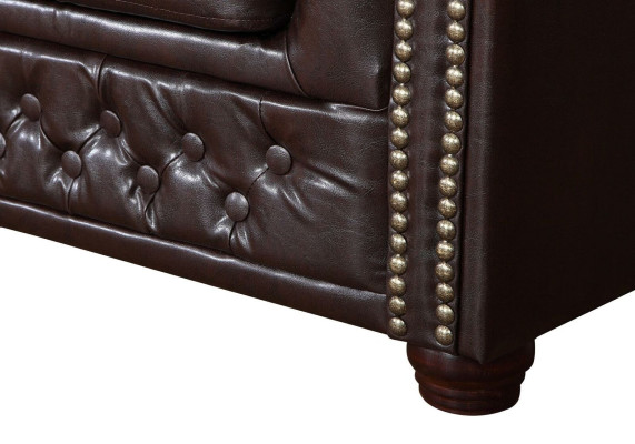 Design Sofa 2 Sitzer Couch Chesterfield Polster Sitz Garnitur Leder Textil Neu