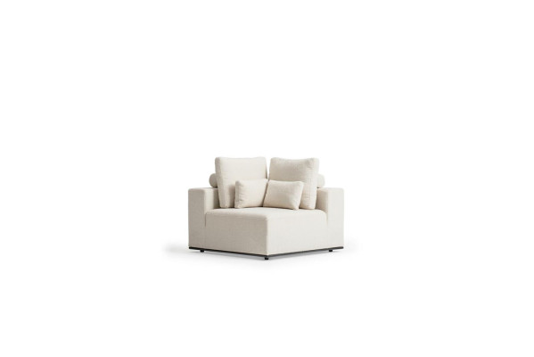 Stilvolles Ecksofa Moderne Polstersofas Wohnlandschaft Stoffsofagarnitur Sofa