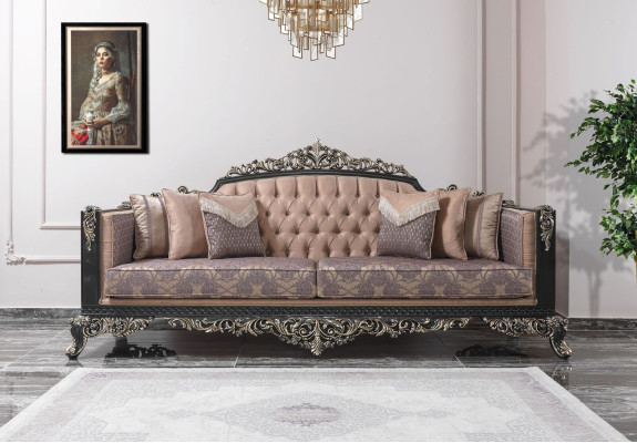 Luxus Sofagarnitur Komplette Couchgarnitur Grau Polstersofa Stoffsofa sofa