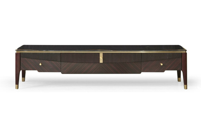 Design Kommode Anrichte Side Dekor Lowboard Schrank Regal Luxus Beleuchtet