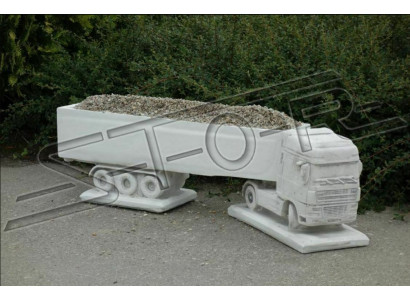 Designer Statue Figur Figuren Truck LKW Skulpturen Garten Skulptur