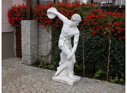 Diskobolos Statue Olympia Figur Garten Dekoration Figuren Skulptur